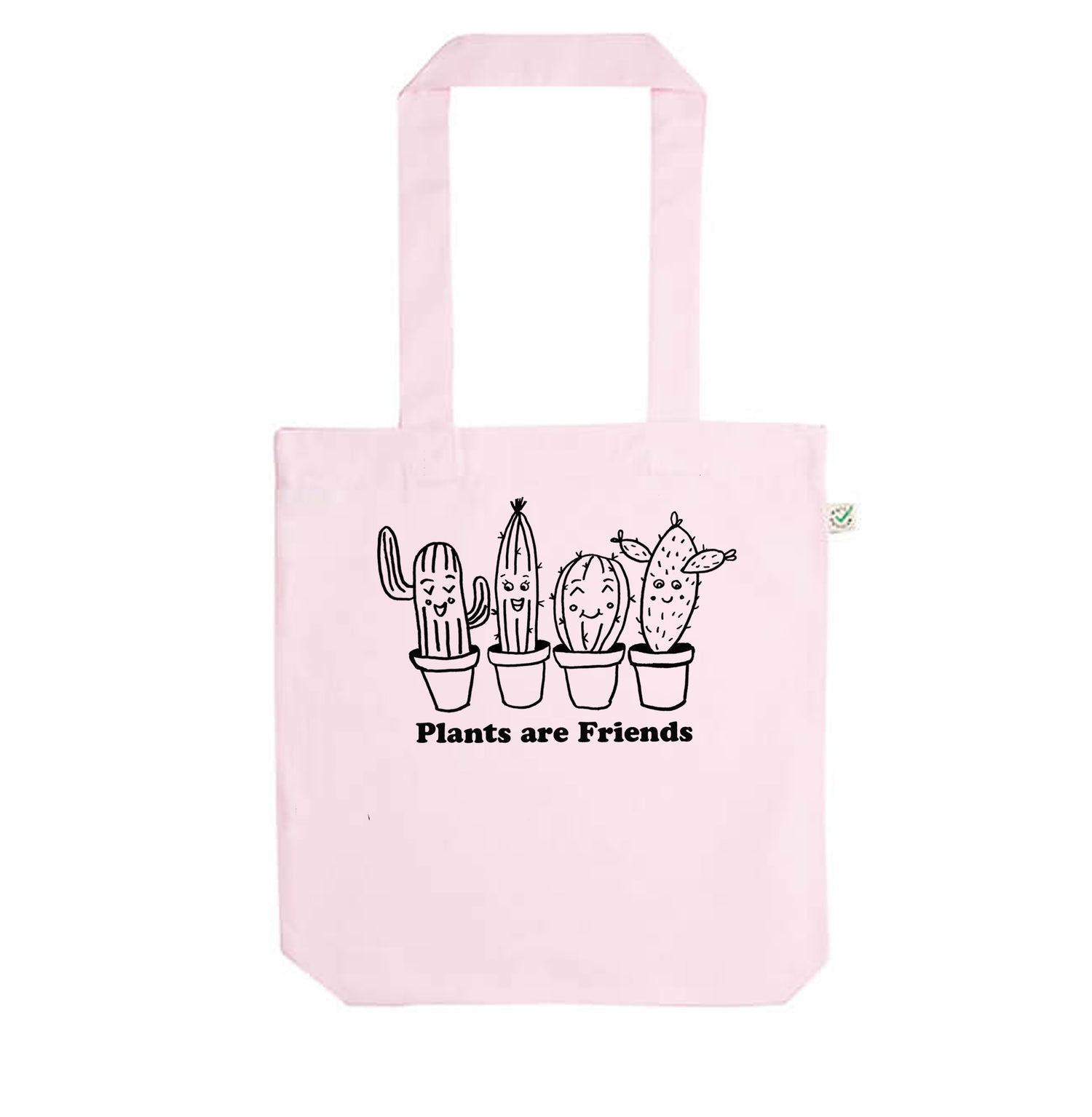 Plants are friends Organic Cotton Tote