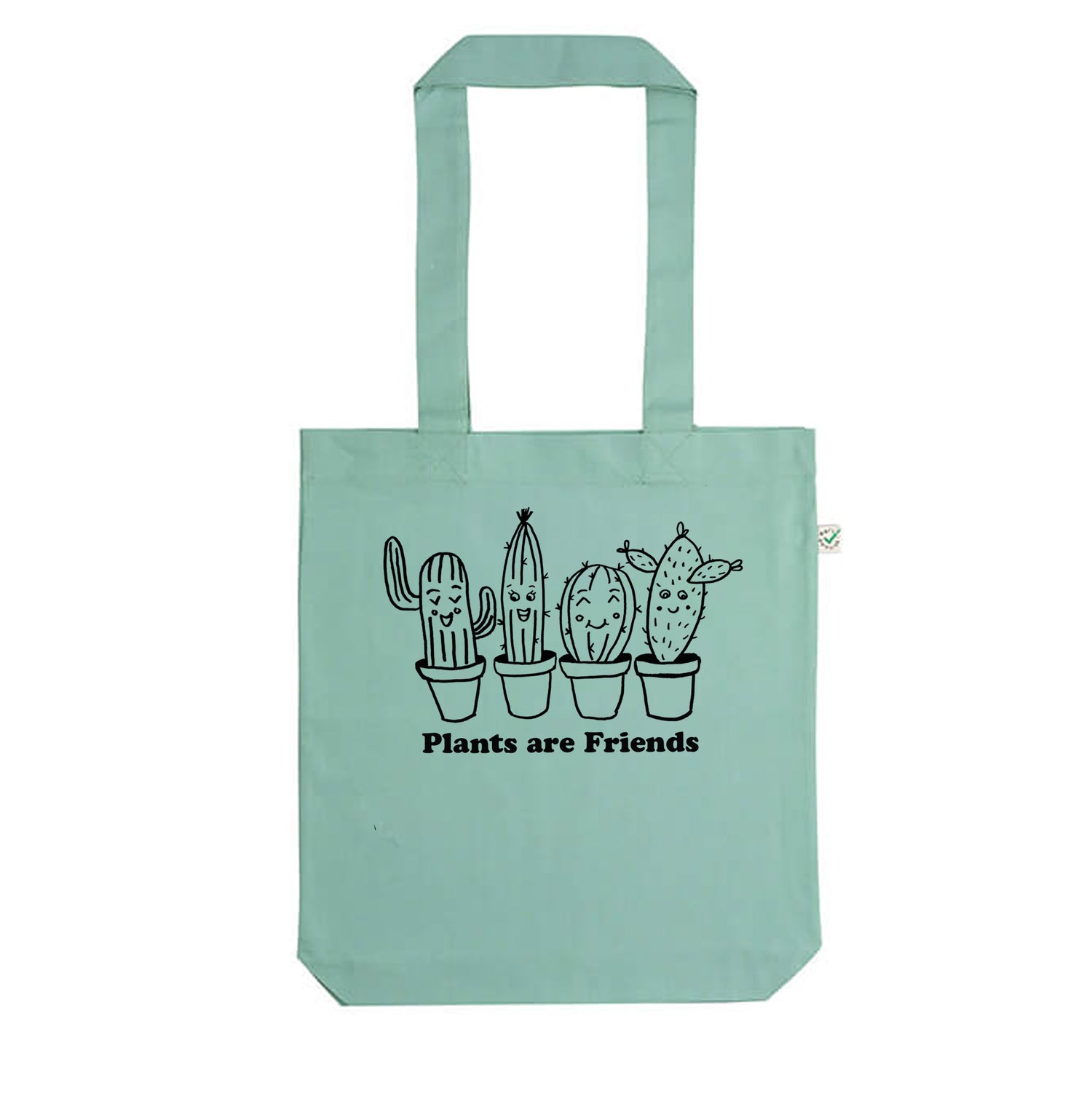 Plants are friends Organic Cotton Tote