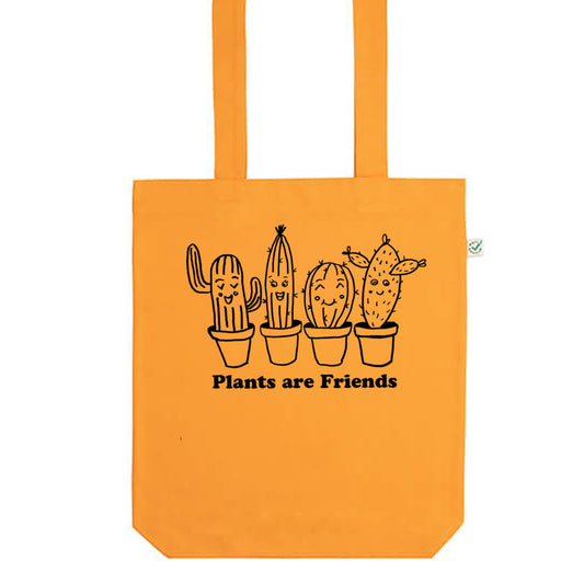 Plants are friends Organic Cotton Tote