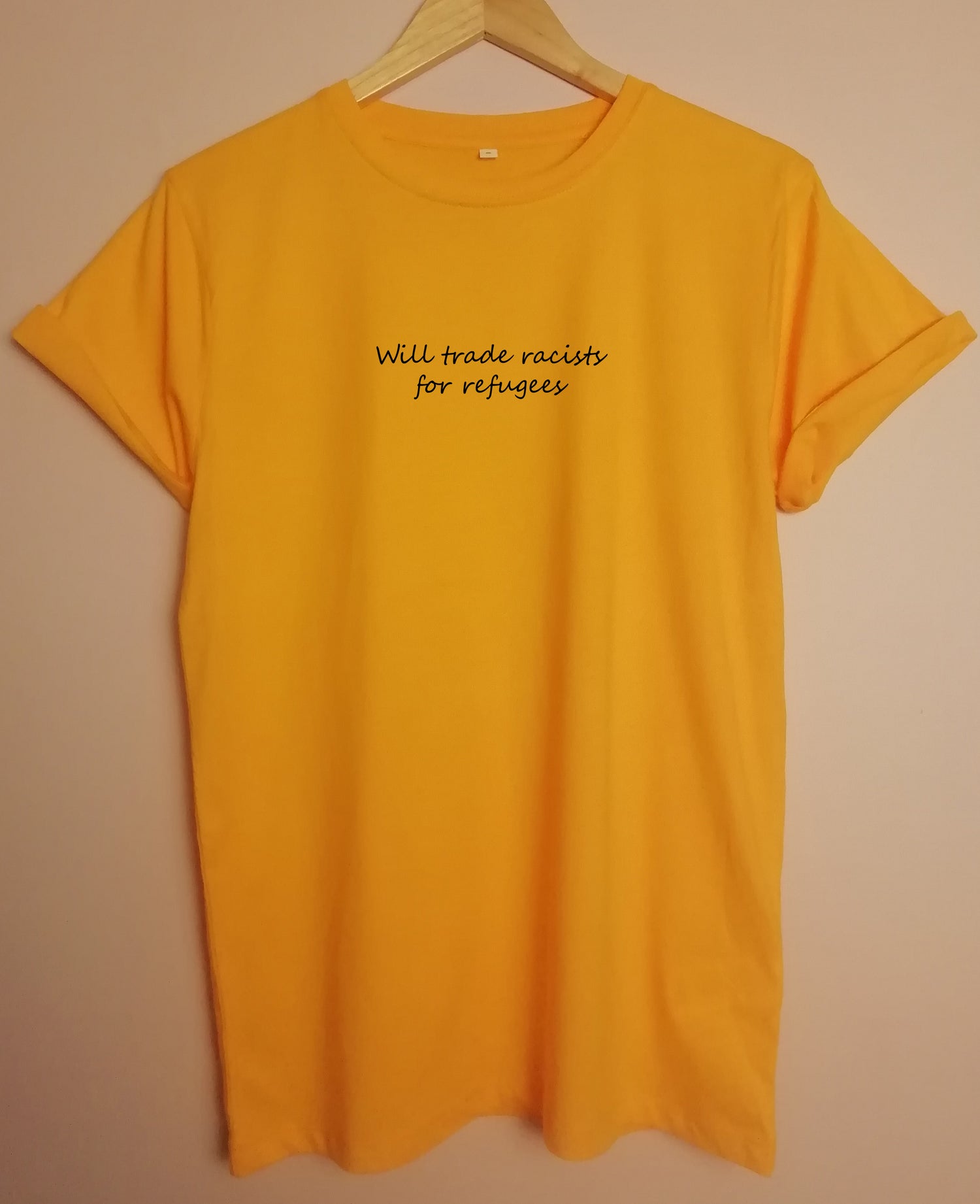 Will trade racists for refugees Organic Shirt