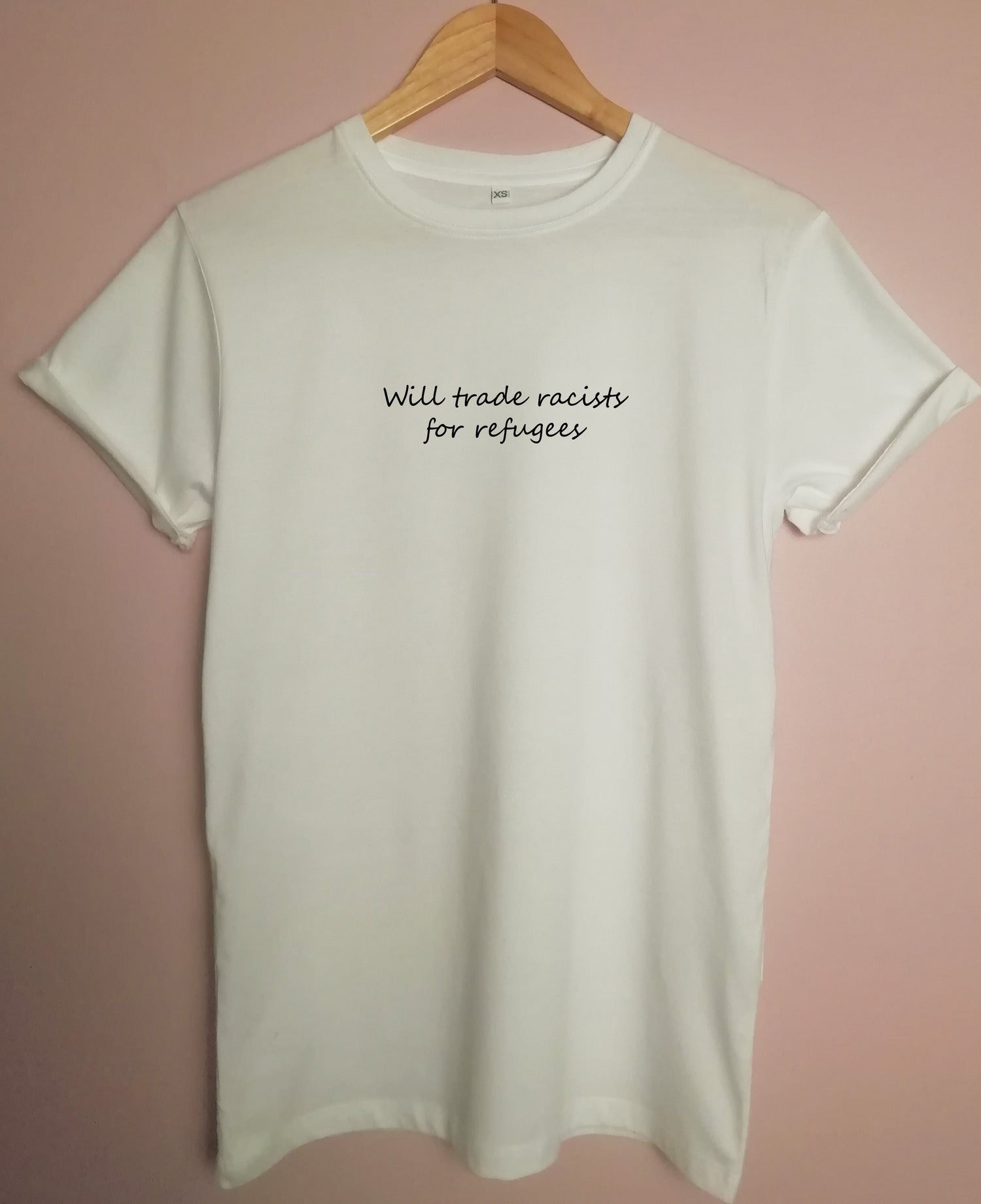 Will trade racists for refugees Organic Shirt