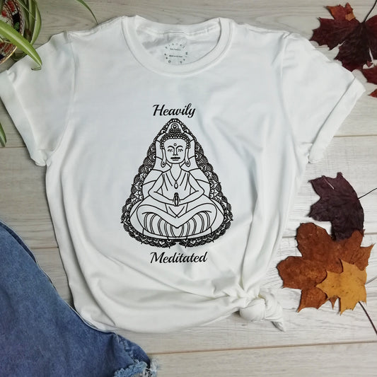 Heavily Meditated Yoga Eco T Shirt
