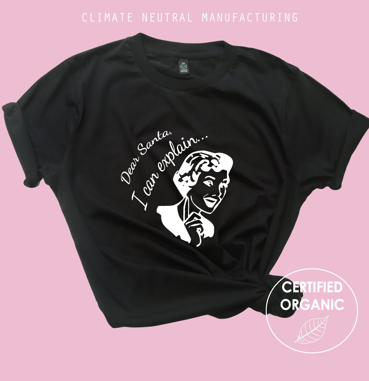 Dear Santa I Can Explain Organic Shirt