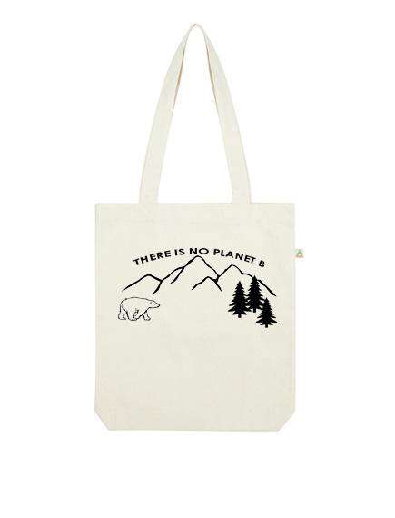 There Is No Planet B Recycled Tote Bag - One Planet Mind