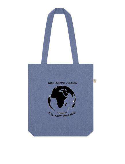 Keep Earth Clean its Not Uranus Recycled Tote Bag - One Planet Mind