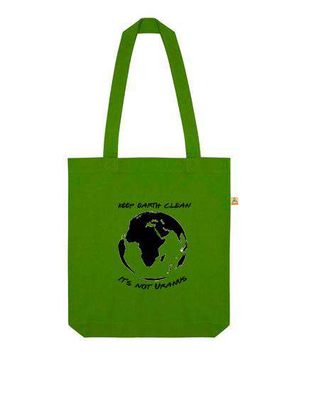Keep Earth Clean its Not Uranus Recycled Tote Bag - One Planet Mind