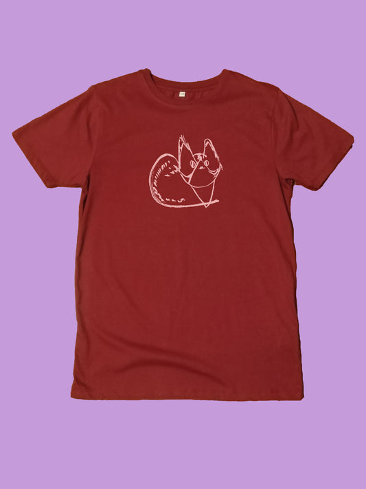 Derp Cat Organic T Shirt