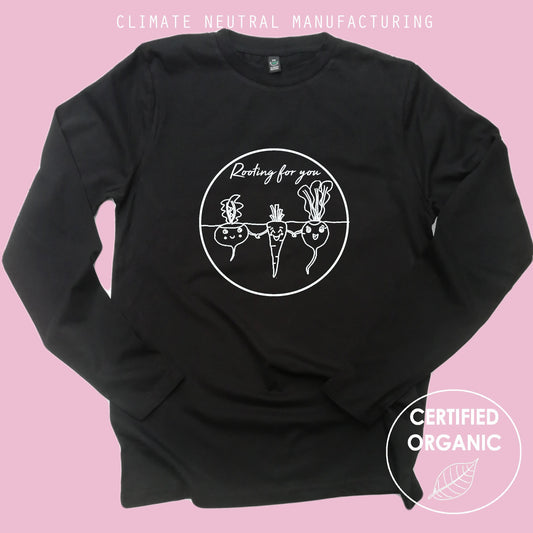 Rooting For You Organic Long Sleeve Shirt