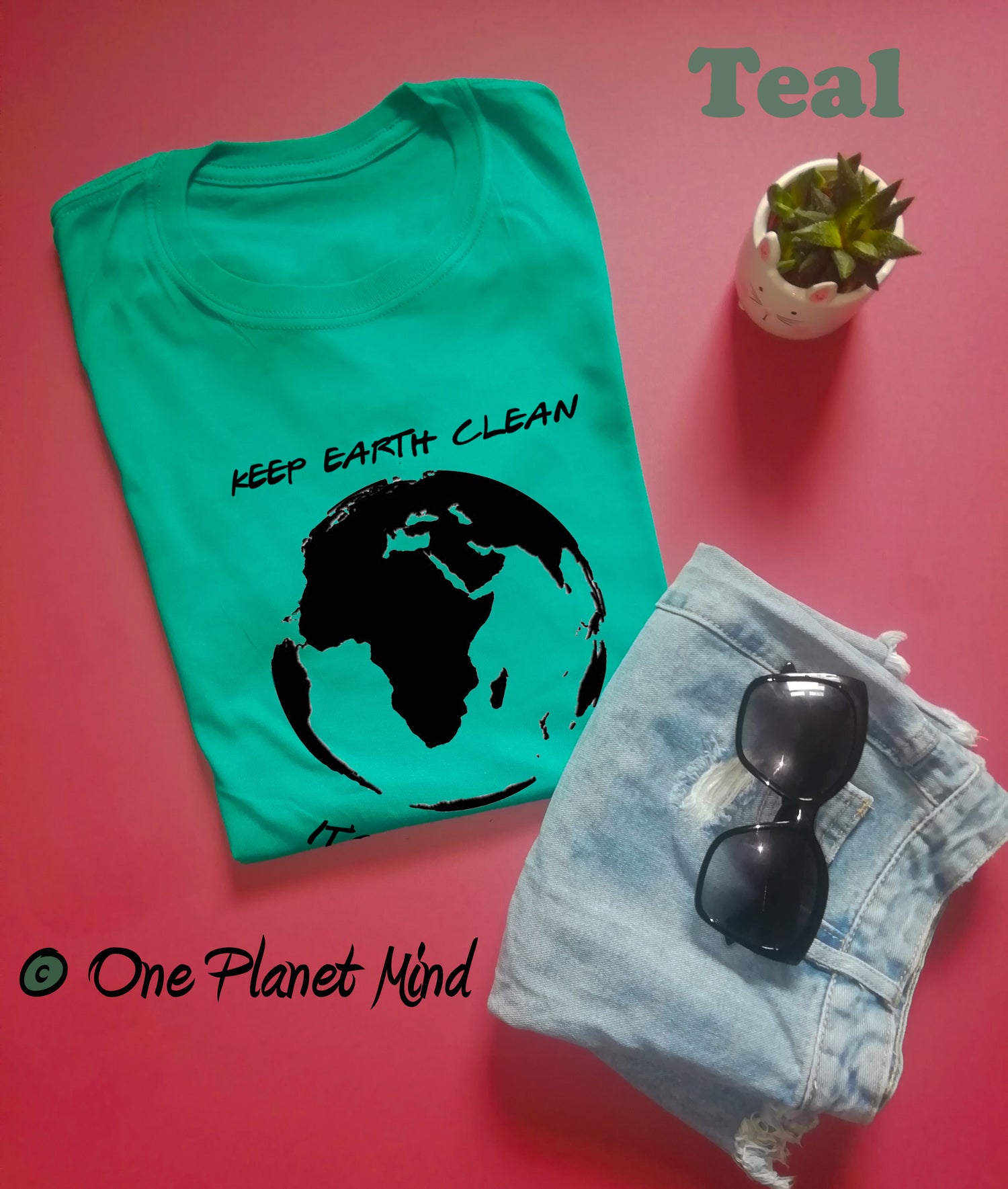 Keep Earth Clean it's not Uranus Eco T Shirt