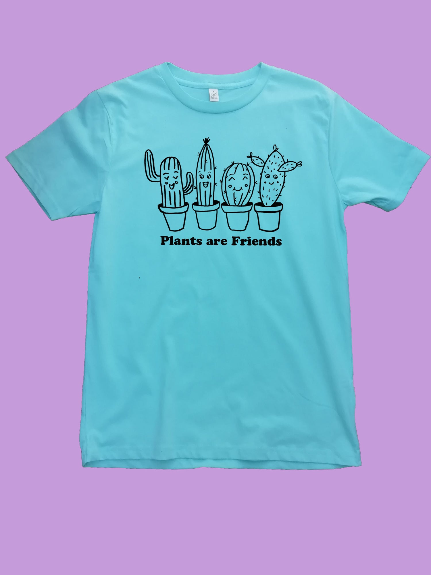 Plants are Friends Succulents Organic T Shirt