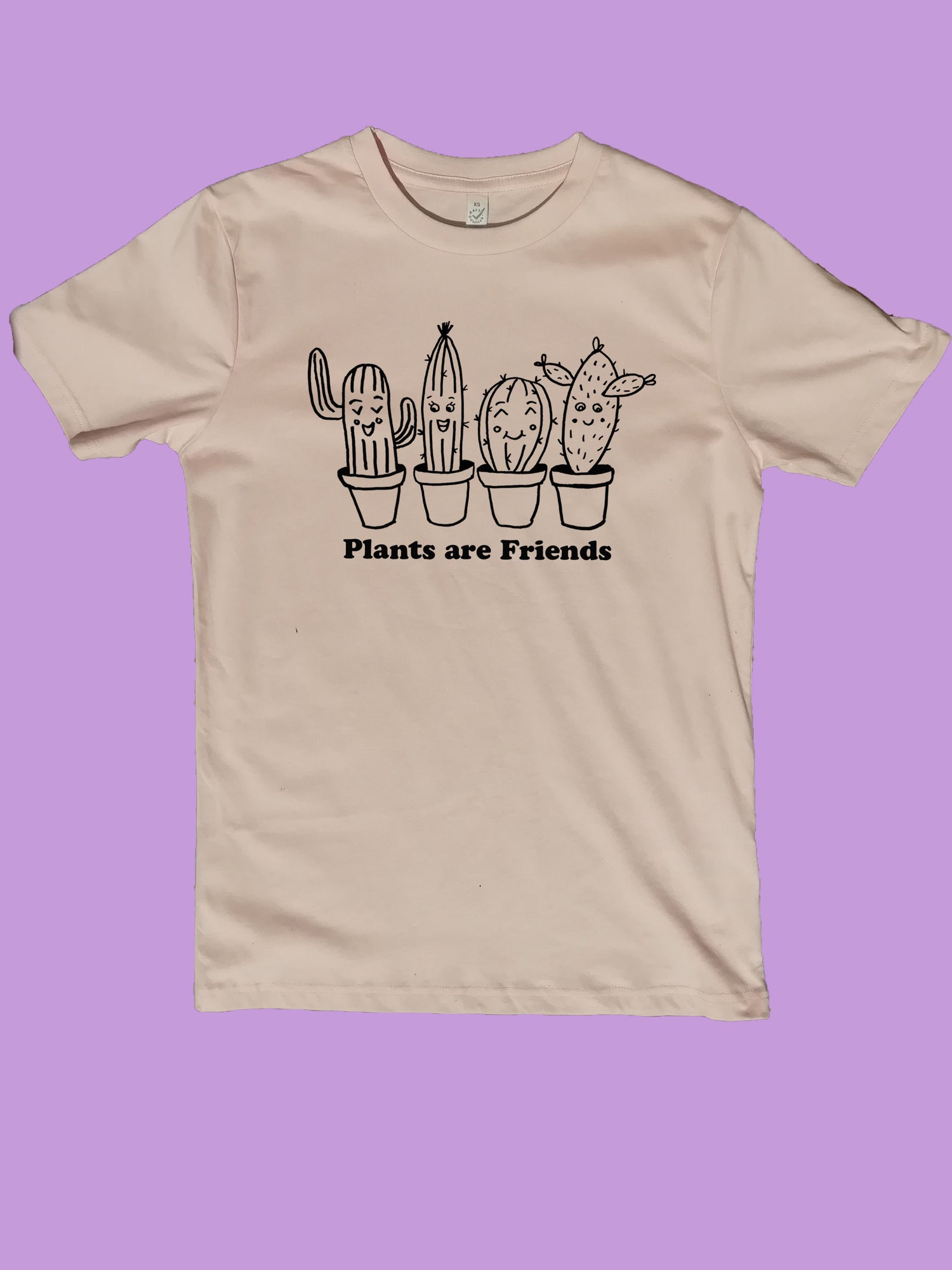 Plants are Friends Succulents Organic T Shirt