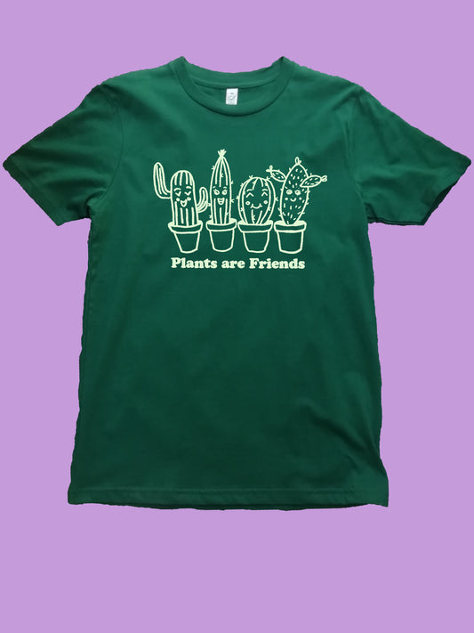 Plants are Friends Succulents Organic T Shirt