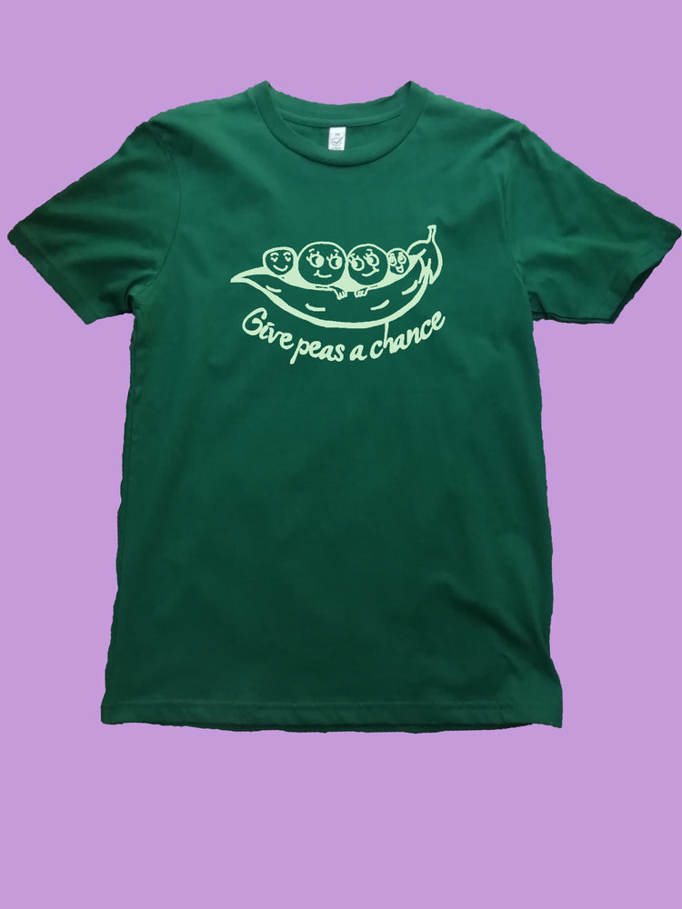 Give Peas A Chance Organic T Shirt