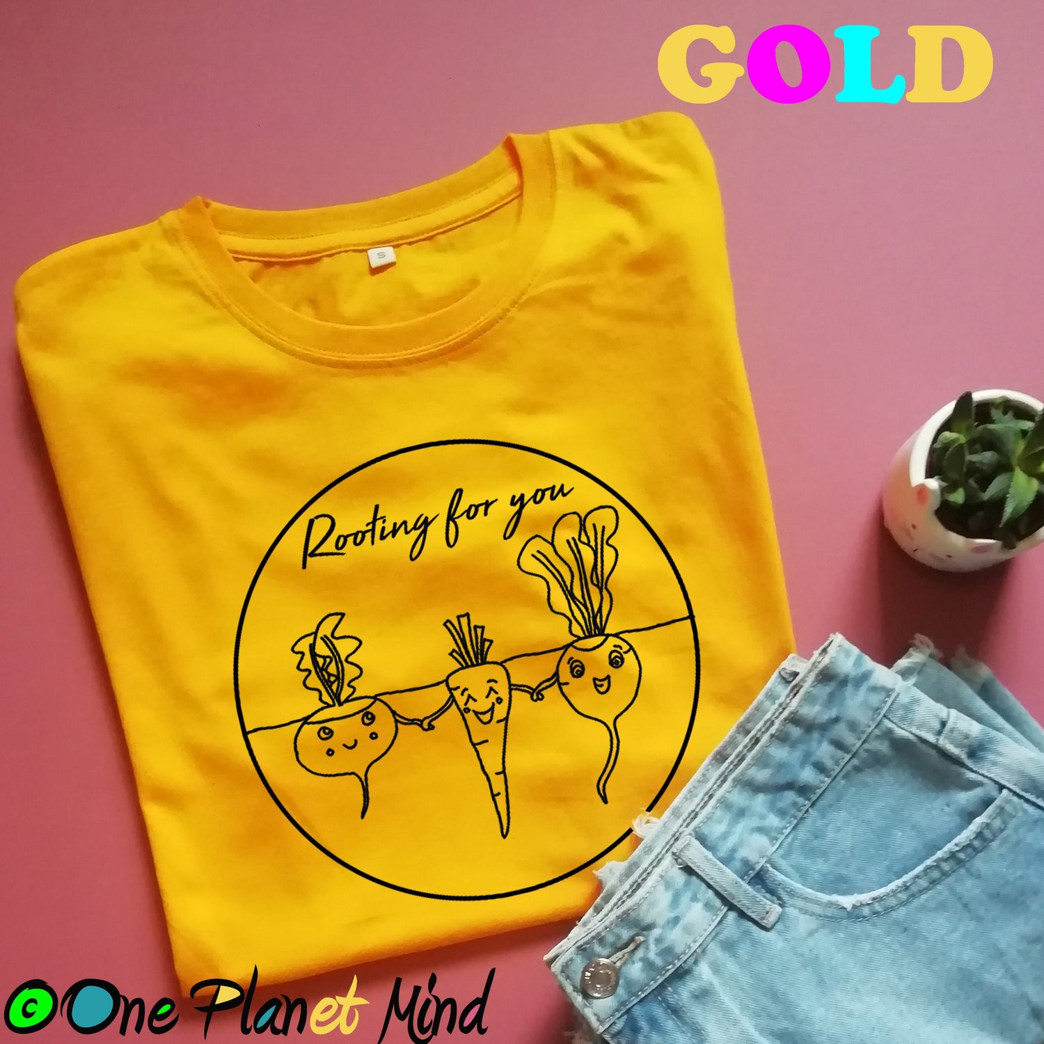 Rooting For You Organic T Shirt