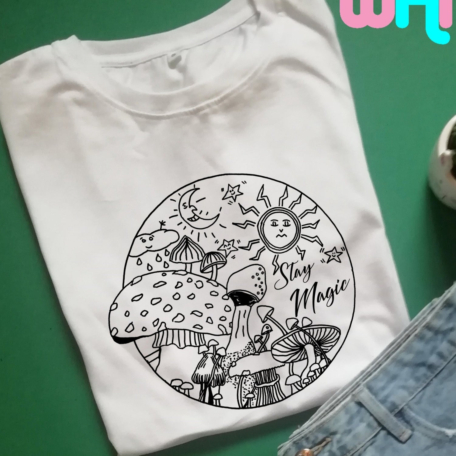 Stay Magic Mushrooms Organic Shirt