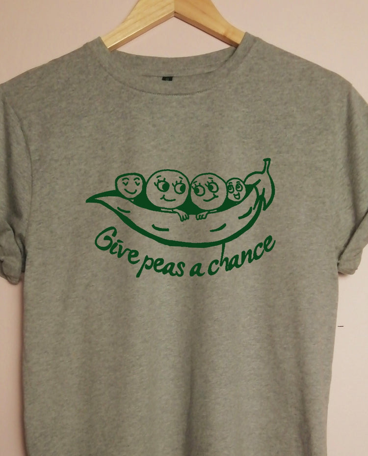 Give Peas A Chance Organic T Shirt