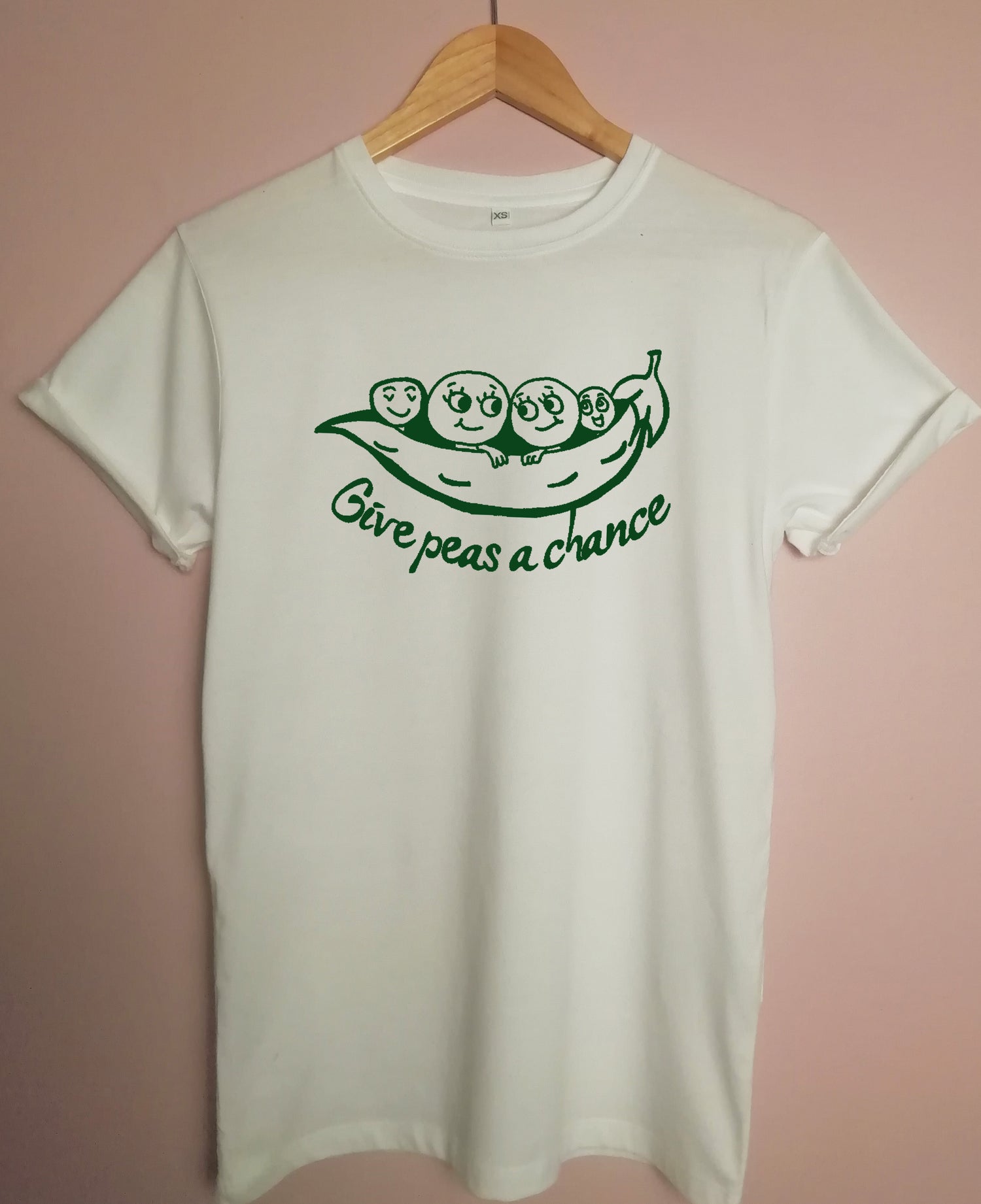 Give Peas A Chance Organic T Shirt