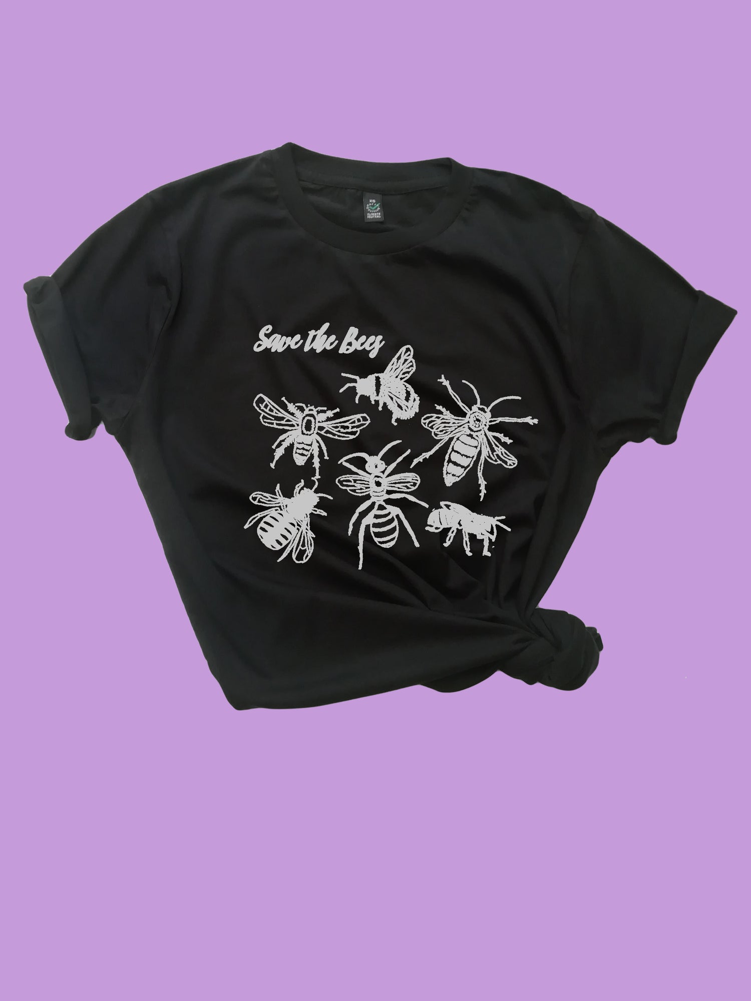 Save Bees, Plant trees, clean seas Organic Shirt