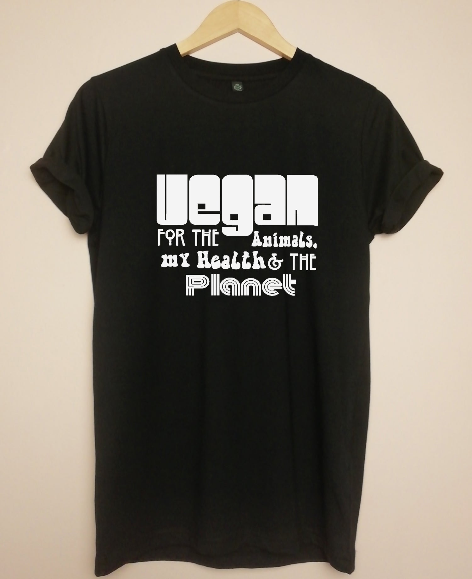 Vegan for myself the animals and the planet Organic T Shirt