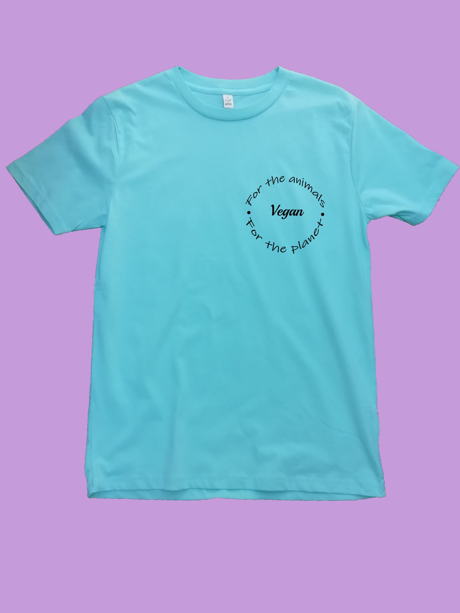 Vegan for the animals and the planet Organic T Shirt