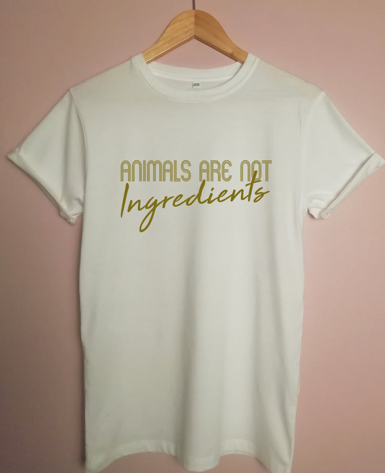 Animals are not ingredients Organic T Shirt