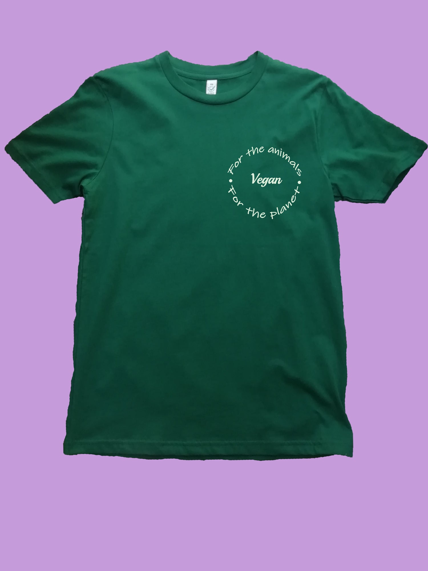 Vegan for the animals and the planet Organic T Shirt