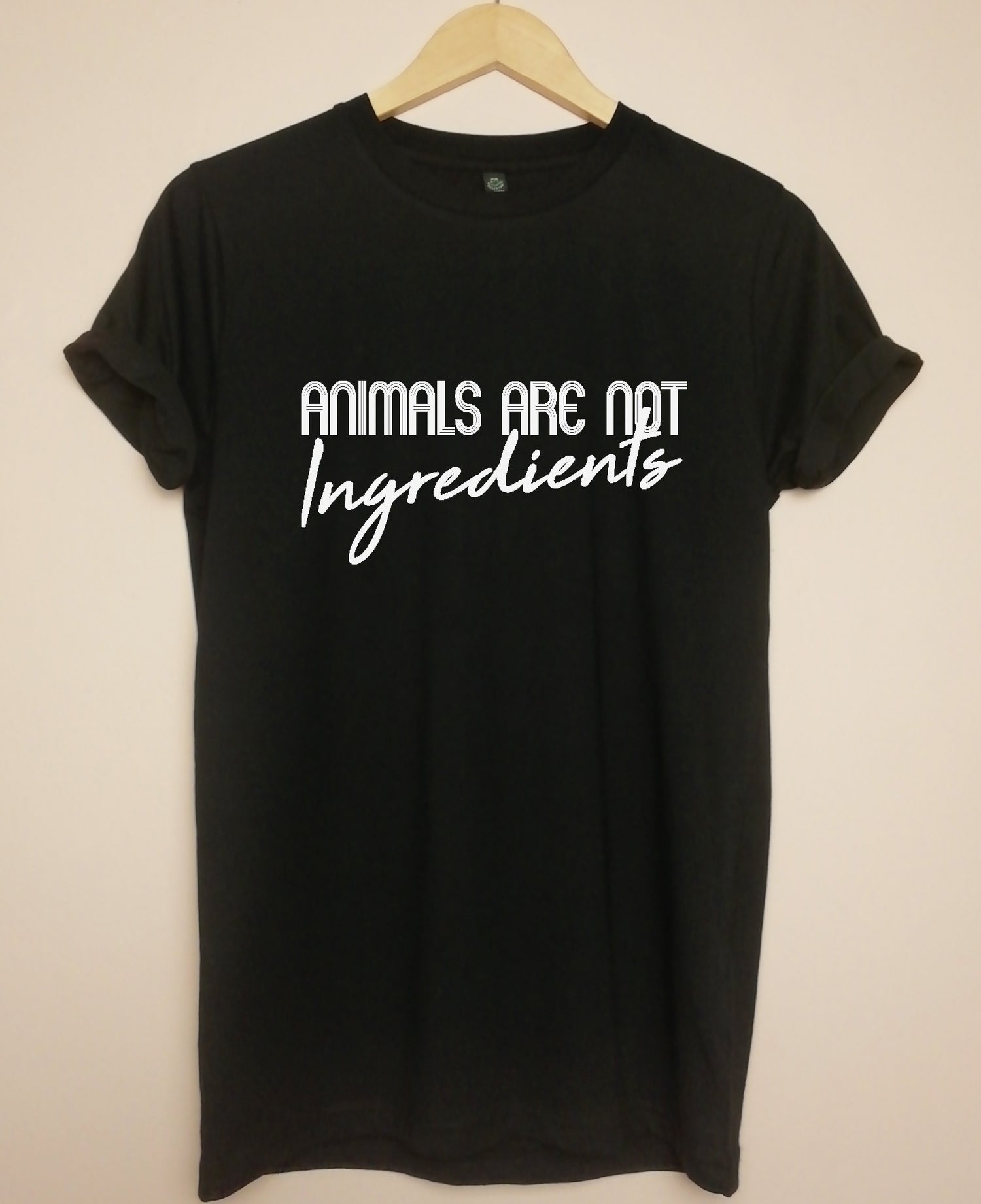Animals are not ingredients Organic T Shirt
