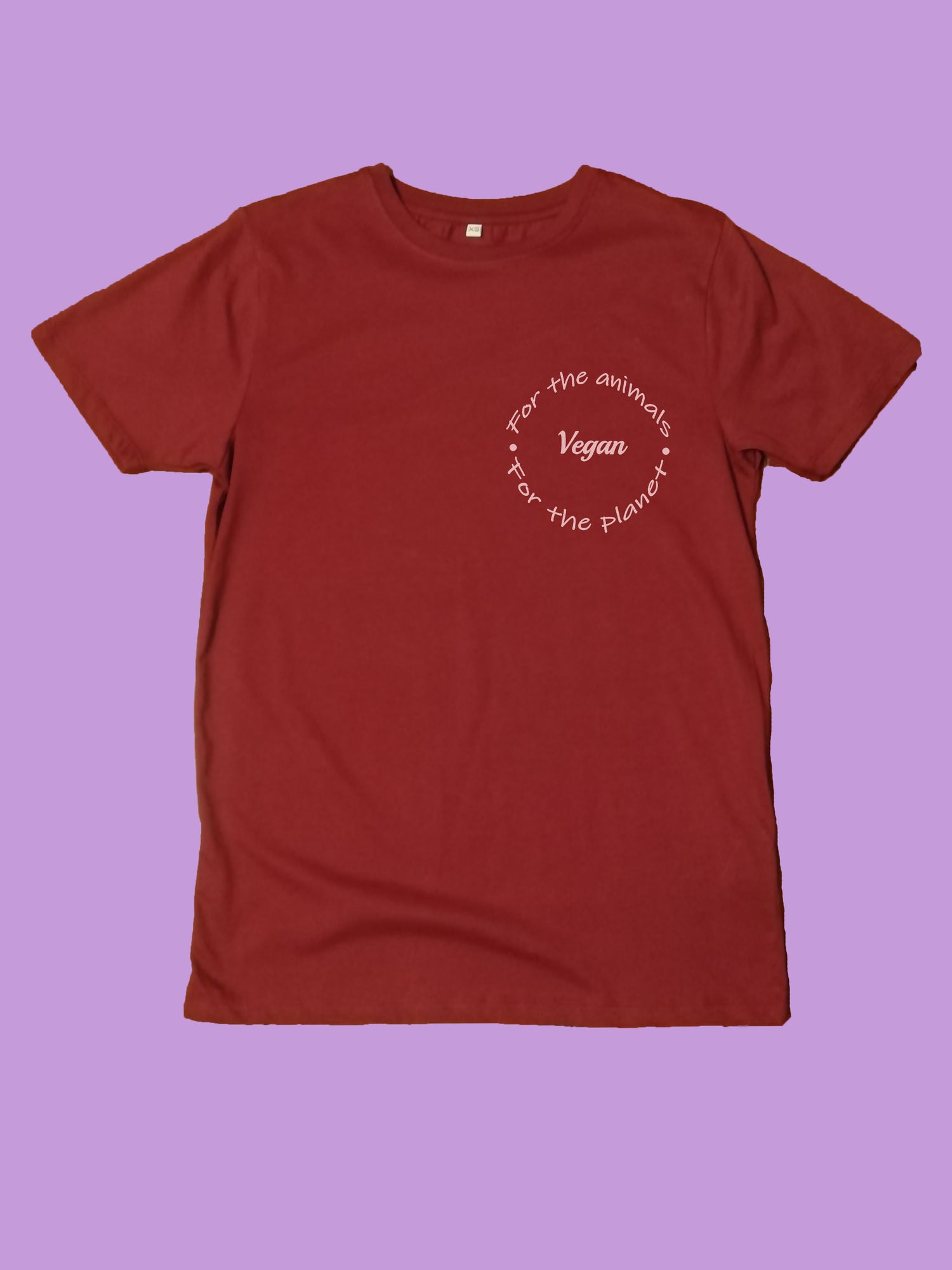 Vegan for the animals and the planet Organic T Shirt