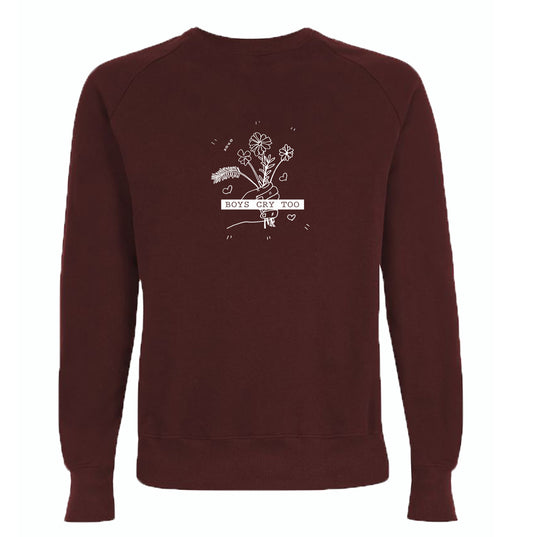 Boys cry too Organic Sweatshirt