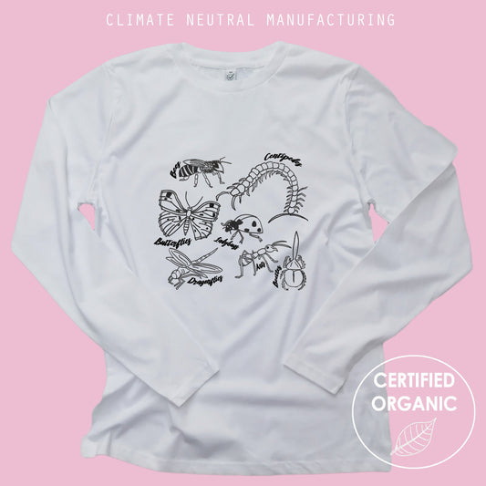 Insects Organic Long Sleeve Shirt
