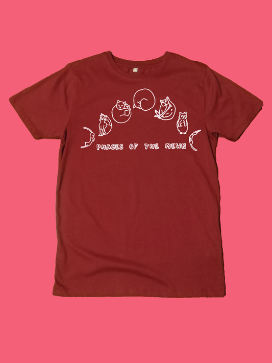 Phases Of The Mewn Organic T Shirt