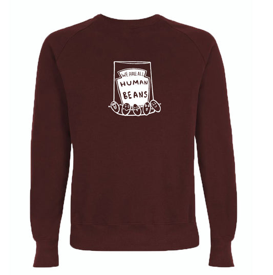 We are all human beans Organic Sweatshirt