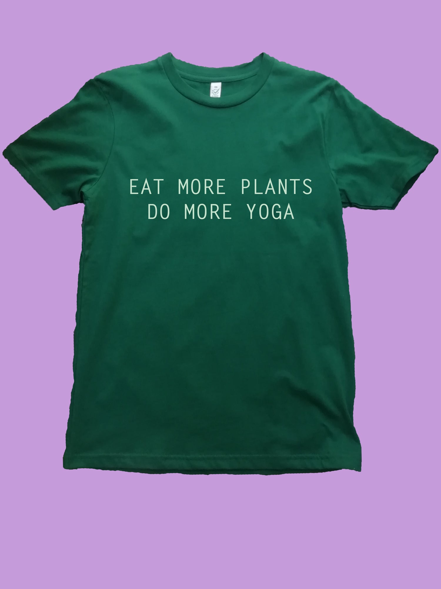 Eat More Plants Do More Yoga Organic Shirt