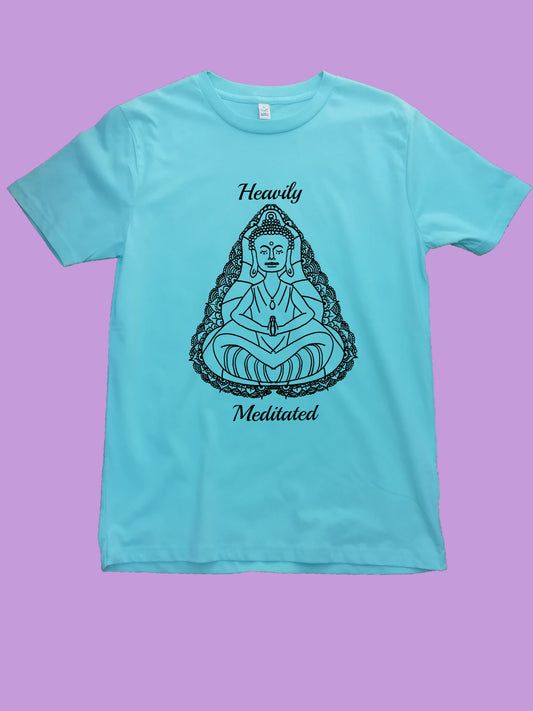 Heavily Meditated Organic Yoga T-Shirt