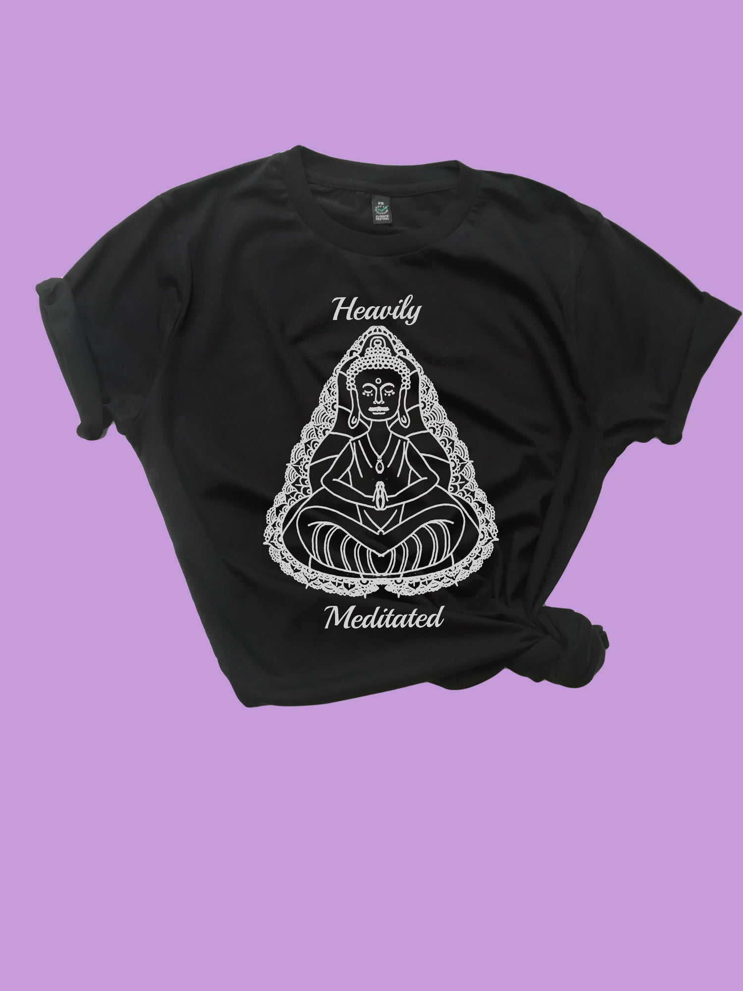 Heavily Meditated Organic Yoga T-Shirt